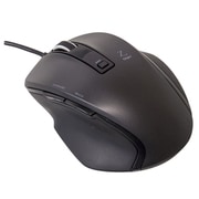 小型有線5ボタンBlueLEDマウス Sサイズ ブラック MUS-UKF120BK