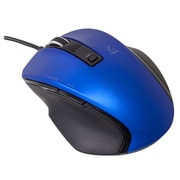 小型有線5ボタンBlueLEDマウス Sサイズ ブルー MUS-UKF120BL
