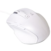 小型有線5ボタンBlueLEDマウス Sサイズ ホワイト MUS-UKF120W