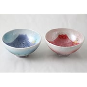 Aki-12 煌き富士山かるがる茶碗 セット [土産品食器]
