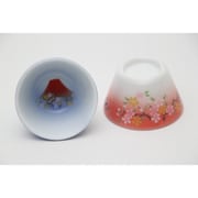 Aki-38 煌き富士山山型盃ペアセット [土産品食器]