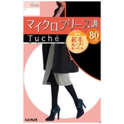 Tuche（トゥシェ） マイクロフリース調タイツ 80デニール L～LL 026 ブラック THW99K