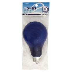 バルーンカラー球 PS70 E26 100W ブルー LB-PS7600-CA