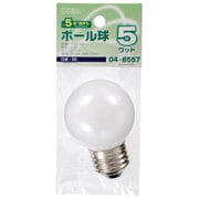 長寿命ボール球 G50 E26 110V 5W ホワイト LB-G5605-WLL