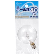 ミニボール球 G50 E12 40W クリア LB-G5240-C