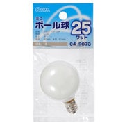 ミニボール球 G40 E12 25W ホワイト LB-G4225-W