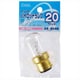 ピン式パイロットランプ T26 B22D 110V 20W クリア LB-P6B2D20-C