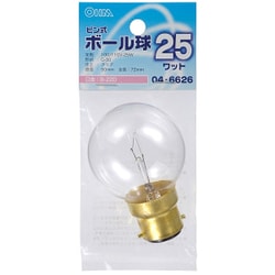 ピン式ボール球 クリア G50B22D110V25WC
