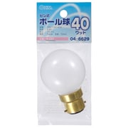 白熱電球 B22D口金 100~110V 40W フロスト G50B22D110V40WF