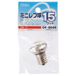 レフ球 R30 E17 110V 15W C LB-R3715-C