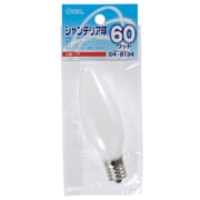 白熱電電球 シャンデリア球 E17口金 100~110V 60W ホワイト LB-C2760-W