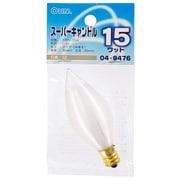 スーパーキャンドル C30E12 15W クリア(糸巻き) LB-IT215-C