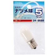 ナツメ球 T20 E17 110V 5W ホワイト LB-T0705-W
