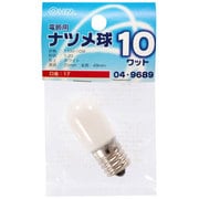 ナツメ球 T20 E17 110V 10W ホワイト LB-T0710-W