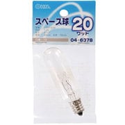 スペース球 T20 E12 20W クリア LB-TS0220-C