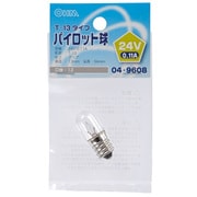 配電盤用 T13 E12 24V 0.11A パイロット球 LB-P3224V