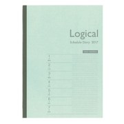 2017年版 ロジカルダイアリー A6 見開き2週間 2016年12月始まり 月曜始まり ブルー NS-A604-17BB