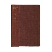 カラーインデックス手帳 A5 薄型 月曜始まり クロスレッド SH916A