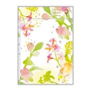 家族手帳 B6薄型 日曜始まり 水彩フローラル SH920B