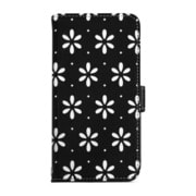 RK-LCC11B [iPhone 7用 Flip Leather Case クラフトデザインケース ブラック/ホワイト]