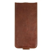 RK-LCC21M [iPhone 7用 Flip Leather Case 高品質レザーケース ブラウン]