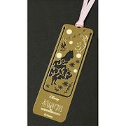 Disney エッチングブックマーカー 金 アリス＆チェシャ猫 [キャラクター文具]
