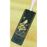 Disney エッチングブックマーカー 黒 アリス＆チェシャ猫 [キャラクター文具]