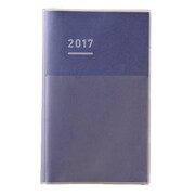 自分手帳2017(11月始まり) DIARY スタンダードカバー A5 インディゴ ニ-JCD1DB-17