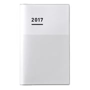 自分手帳2017(11月始まり) DIARY スタンダードカバー A5 ホワイト ニ-JCD1W-17