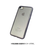 IPC-105BK [iPhone 7用 4.7インチ TPUケース 銀縁 BK]