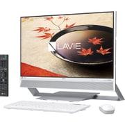 LAVIE Desk All-in-one DA770/23.8型ワイド/Core i7-6500U(2.5GHz)/HDD:3TB/メモリ:8GB/ブルーレイドライブ/Windows 10 Home 64ビット/Office H&B Premium プラス Office 365 サービス/ホワイト PC-DA770FAW