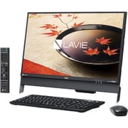 LAVIE Desk All-in-one DA370/23.8型ワイド/Celeron-3855U(1.6GHz)/HDD:1TB/メモリ:4GB/DVDスーパーマルチ/Windows 10 Home 64ビット/Office Personal Premium プラス Office 365 サービス/ブラック PC-DA370FAB