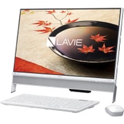 LAVIE Desk All-in-one DA350/23.8型ワイド/Celeron-3855U(1.6GHz)/HDD:1TB/メモリ:4GB/DVDスーパーマルチ/Windows 10 Home 64ビット/Office Personal Premium プラス Office 365 サービス/ホワイト PC-DA350FAW