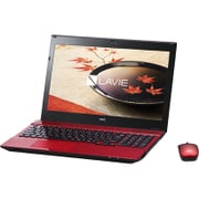 LAVIE Note Standard NS700/FAR 15.6型ワイド/Core i7-7500U/HDD 1TB/メモリ 8GB/ブルーレイドライブ/Windows 10 Home 64ビット/Office H&B Premium プラス Office 365 サービス/クリスタルレッド PC-NS700FAR