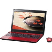 LAVIE Note Standard(ラヴィ) NS750/15.6型ワイド/Core i7-7500U/SSHD1TB/メモリ8GB/ブルーレイドライブ/Windows 10 Home 64ビット/Office H&B Premium プラス Office 365 サービス/クリスタルレッド PC-NS750FAR