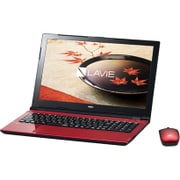 LAVIE Note Standard NS150/15.6型ワイド/Celeron-3855U(1.6GHz)/HDD:1TB(SSHD)/メモリ:4GB/DVDスーパーマルチ/Windows 10 Home 64ビット/Office H&B Premium プラス Office 365 サービス/ルミナスレッド/ヨドバシオリジナル PC-NS150FAR-YC