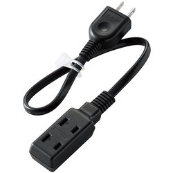超小型モバイルタップ 3個口 0.3m ブラック T-M303BK