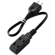 超小型モバイルタップ 3個口 0.3m ブラック T-M303BK