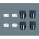 LEDシーリング用竿縁天井取付け治具 4個セット HK9003