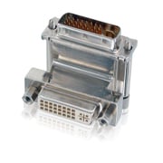 DVI29ピンオス to DVI29ピンメス L字アダプタ デュアルリンク対応 DVI-IFIM-RA