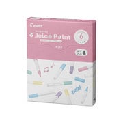 水性マーカー ジュースペイント 細字 パステル 6色セット SJP-120F-6CP