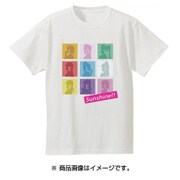 ラブライブ！サンシャイン！！ シルエットモノグラムTシャツ Mサイズ [ホワイト]