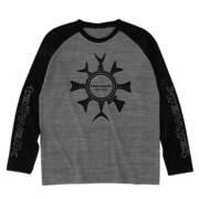 ラグランロングスリーブTシャツ グレー L