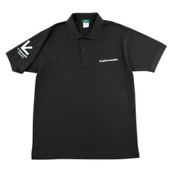 ドライポロシャツ ブラック LL