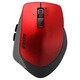 無線 BlueLED プレミアムフィットマウス Lサイズ レッド BSMBW500LRD