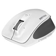 ワイヤレスマウス Premium Fit(プレミアムフィット) 無線(2.4GHz)接続式 BlueLED 5ボタンタイプ 電池式 横スクロール 速度切替 静音 Mサイズ ホワイト BSMBW500MWH