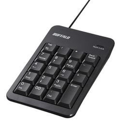 有線 テンキーボード Tabキー付き ブラック BSTK100BK