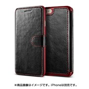 Dandy Layered Leather ブラック×ディープレッド [iPhone 7用 4.7インチ  ケース]