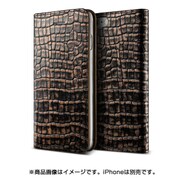 Genuine Croco diary ダークゴールド [iPhone 7用 4.7インチ  ケース]