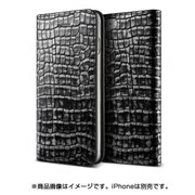Genuine Croco diary ダークシルバー [iPhone 7用 4.7インチ  ケース]